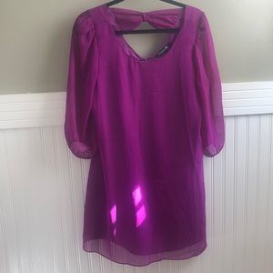 Purple Bow Dress